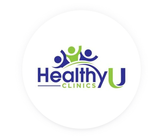 HealthyU Logo White Circle